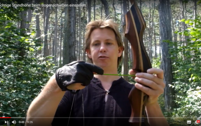 Pfeil & Bogen: Die Standhöhe