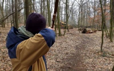 Kreuttal Parcours traditionelle Bogenschützen Weinviertel