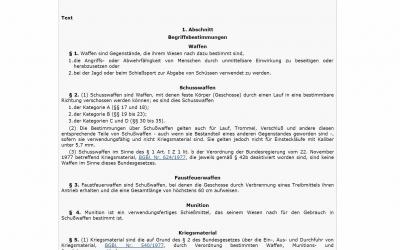 Ist der Bogen eine Waffe?