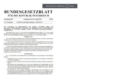 Corono/ Covid 19 – Wiedereröffnung der Sportstätten